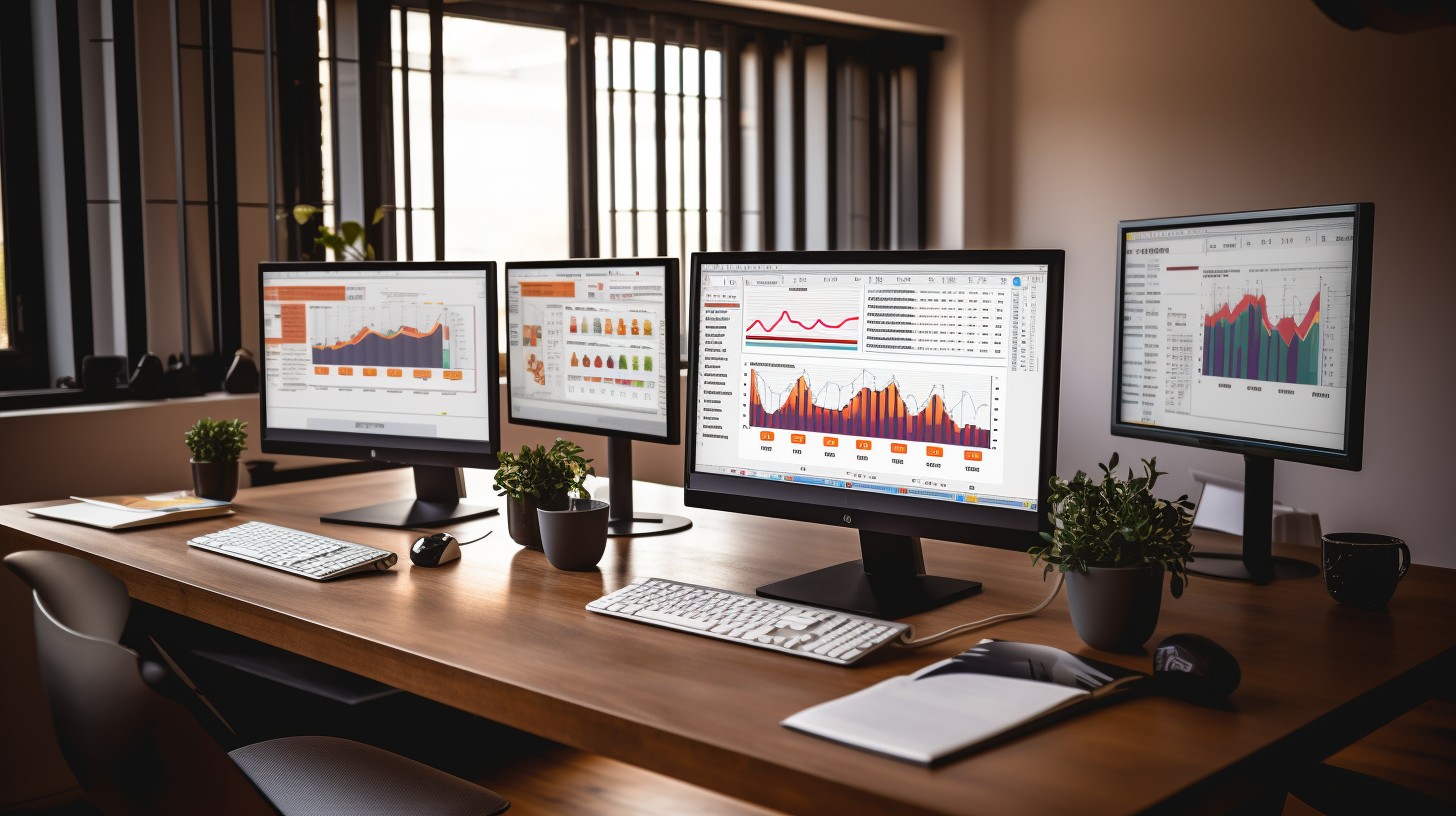 Workspace Monitor Free Analytical Workspace Setup Image - Workspace, Monitors, Analytics ...
