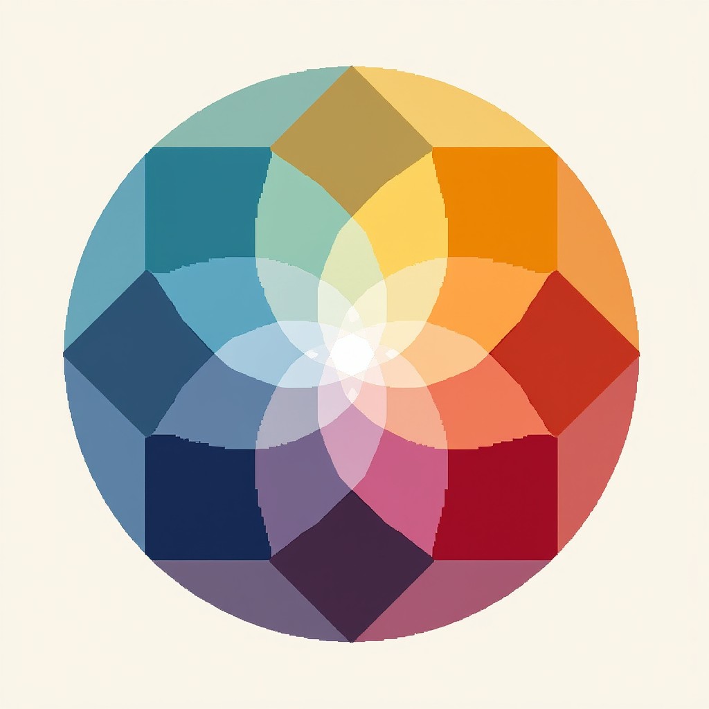 Free Emotional Color Wheel Image - Pixelart, Geometric, Circular ...
