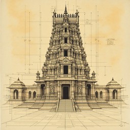 Free Sacred Temple Architecture Image - Temple, Architecture, Sketch ...