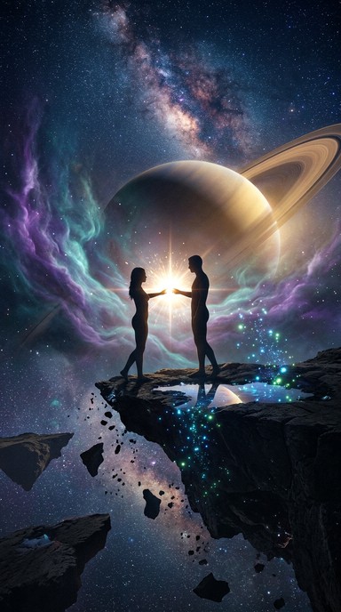 Free Cosmic Human Connection Image - Cosmic, Surreal, Nebula | Download ...