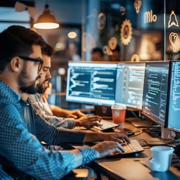 Free Tech Team Working Image - Programming, Technology, Coding ...