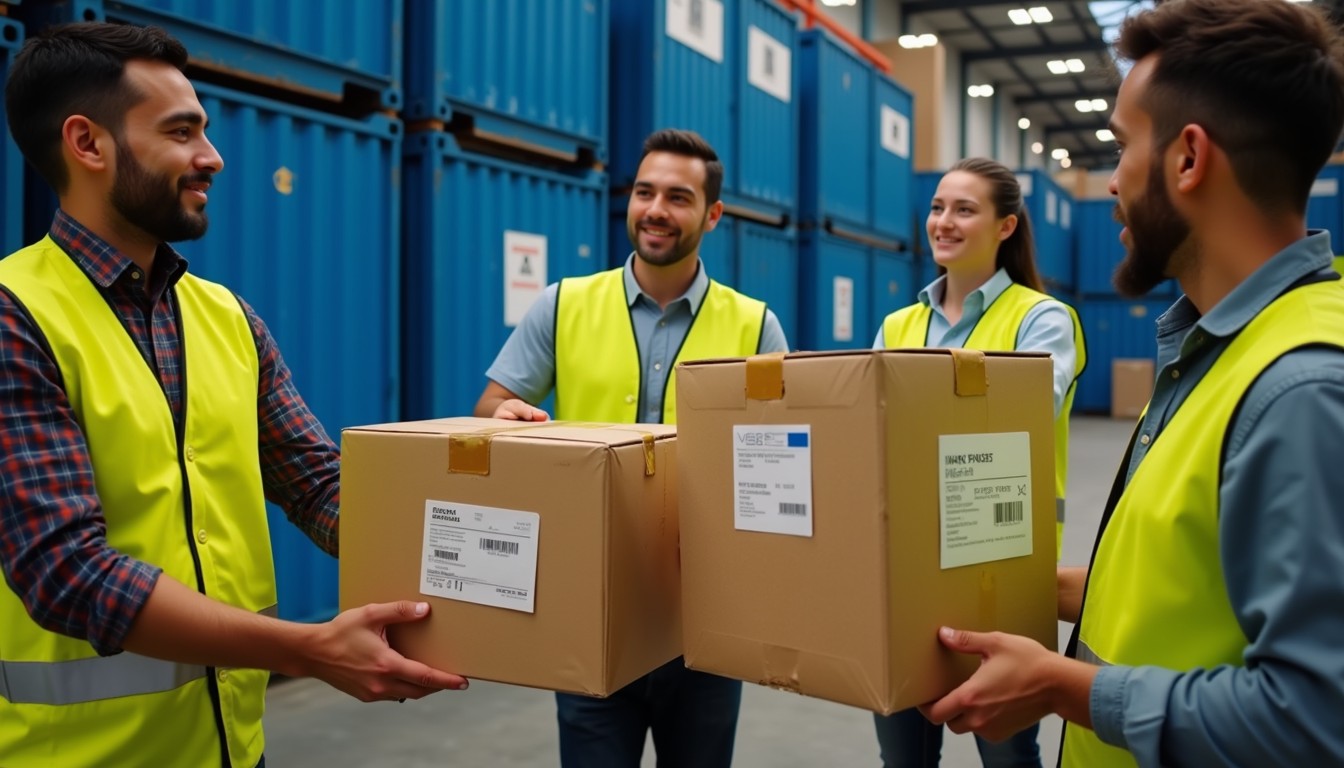 Free Logistics Team Collaboration Image - Warehouse, Logistics ...