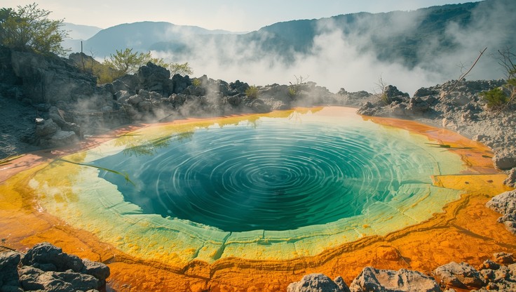 Free Stunning Geothermal Pool Image - Landscape, Nature, Geothermal ...