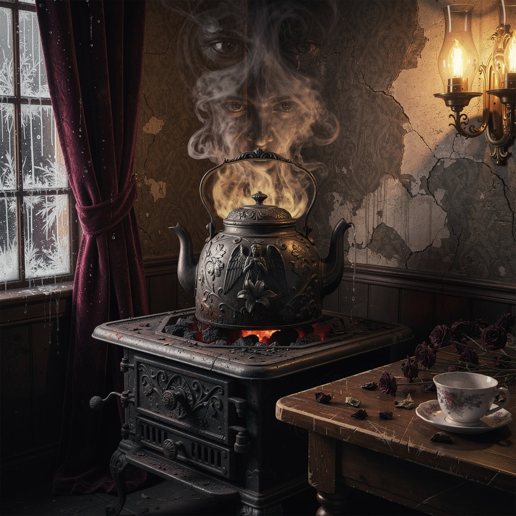 Free Haunted Tea Time Image - Victorian, Gothic, Kettle | Download at ...
