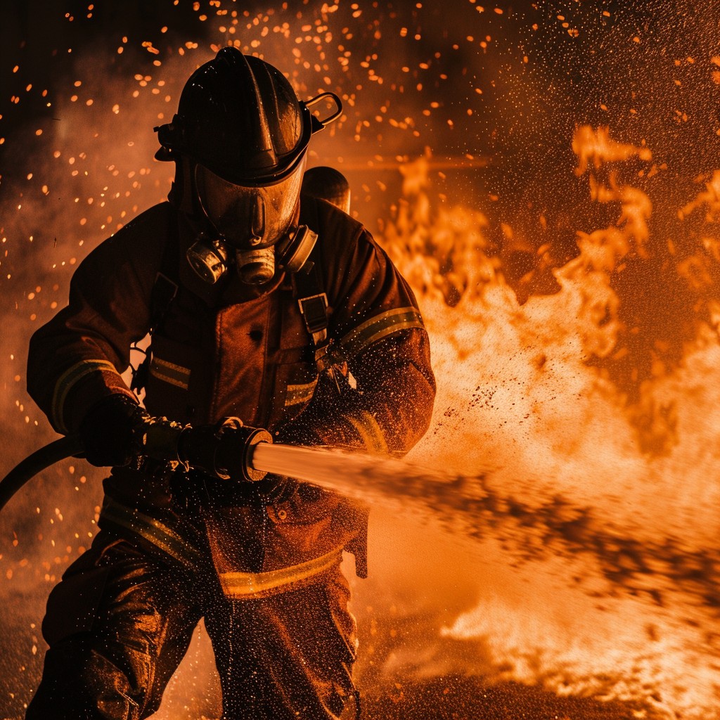 Free Firefighter in Action Image - Firefighter, Fire, Blaze | Download ...