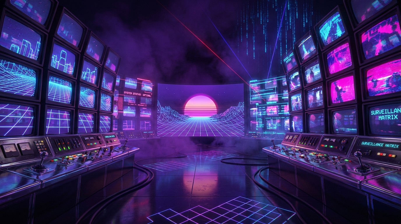 Free Neon Control Room Image - Synthwave, Neon, Cyberpunk | Download at ...