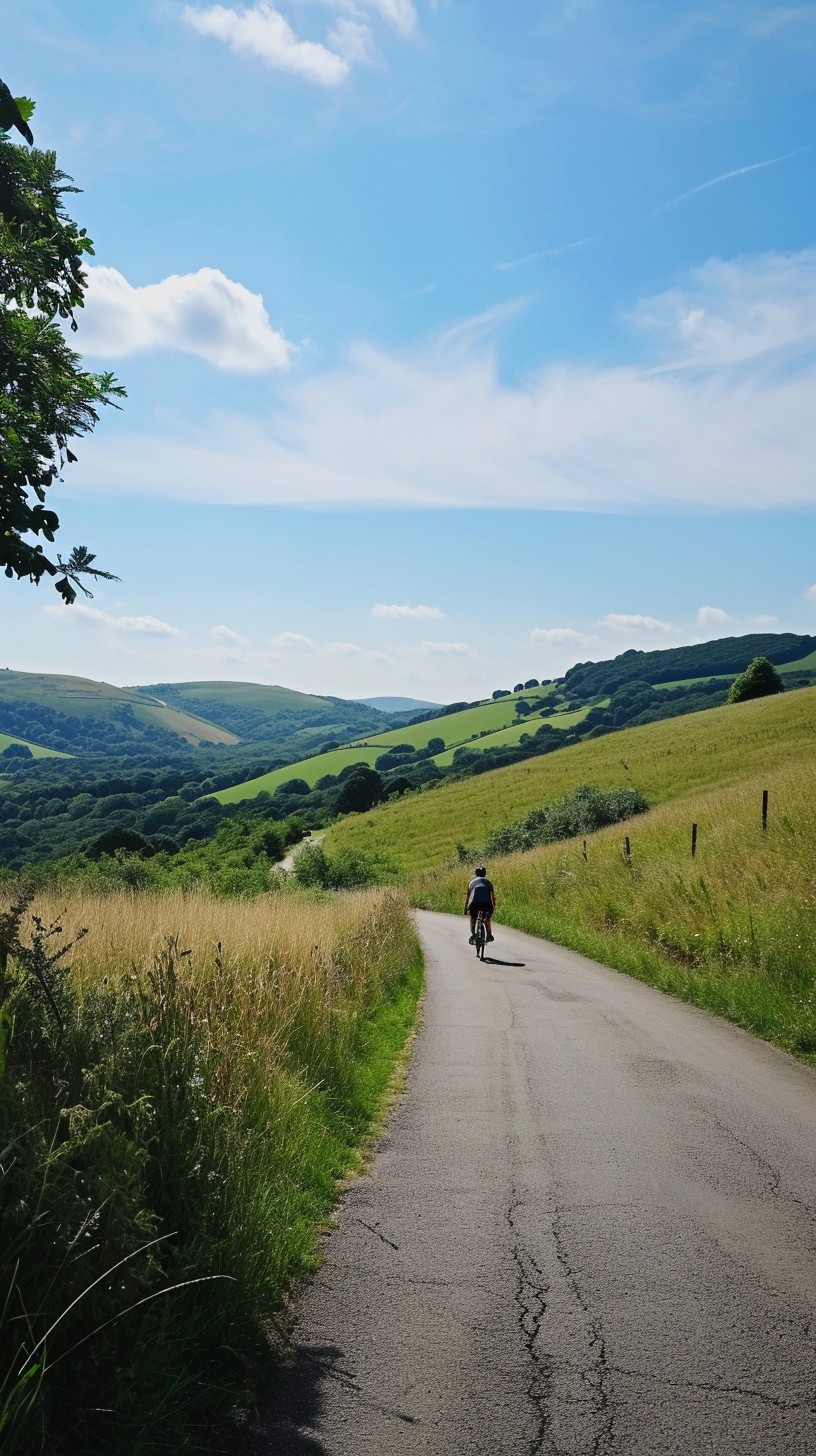 Free Cycling Country Road Image - Cycling, Solitude, Country | Download ...