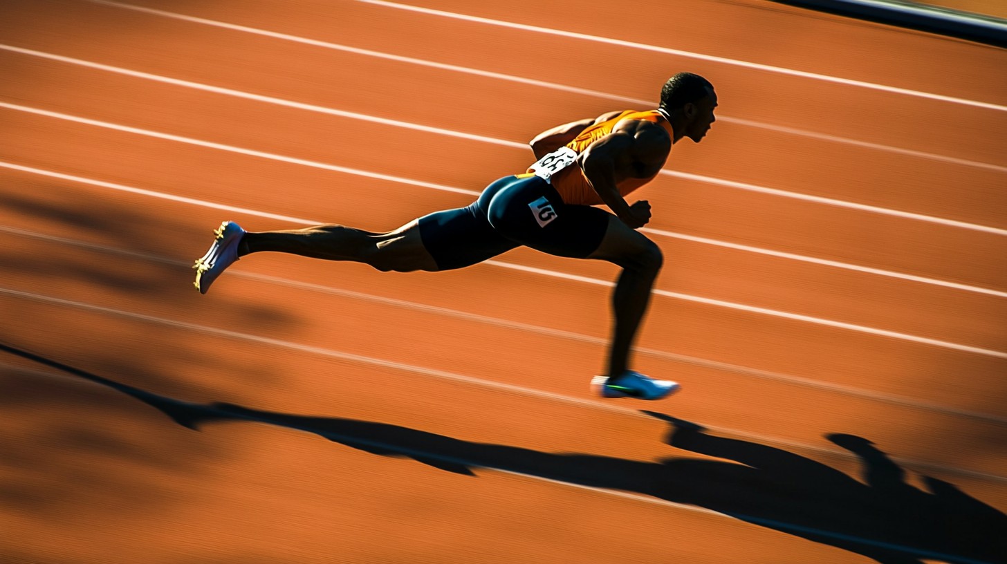 Free Sprinter in Motion Image - Sprinting, Athlete, Track | Download at ...