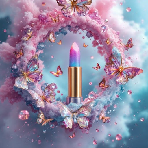 Free Butterfly Beauty Magic Image - Lipstick, Butterflies, Crystals ...