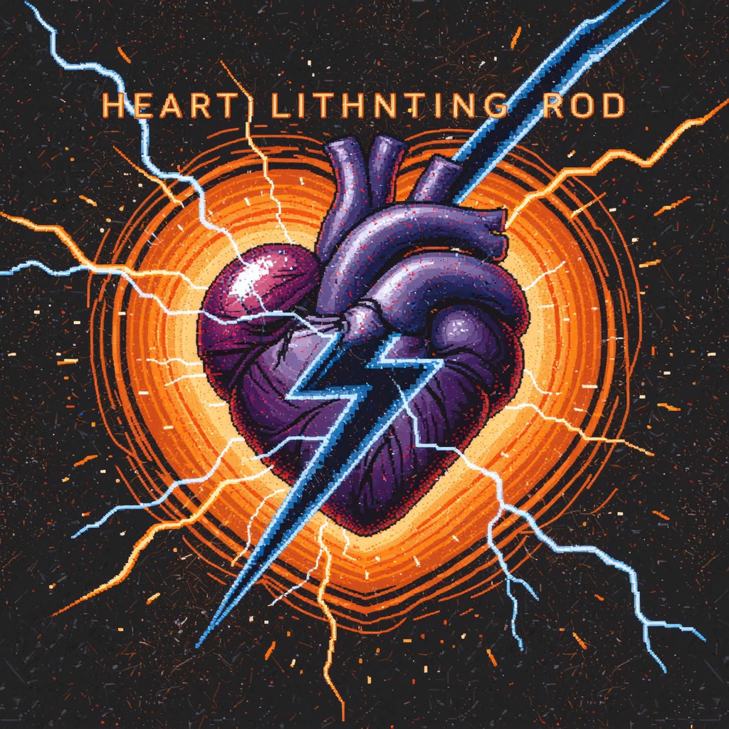 Free Electric Heart Strike Photo - Heart, Lightning, Pixel | Download ...