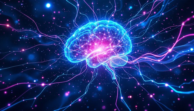 Brain Streams Free Digital Brain Glows Image - Brain, Digital, Cyber | Download at ...