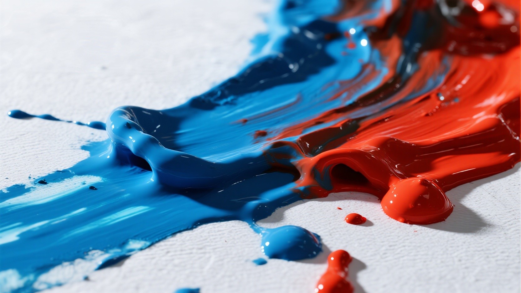 Free Blue Meets Red Image - Paint, Blue, Red | Download at StockCake