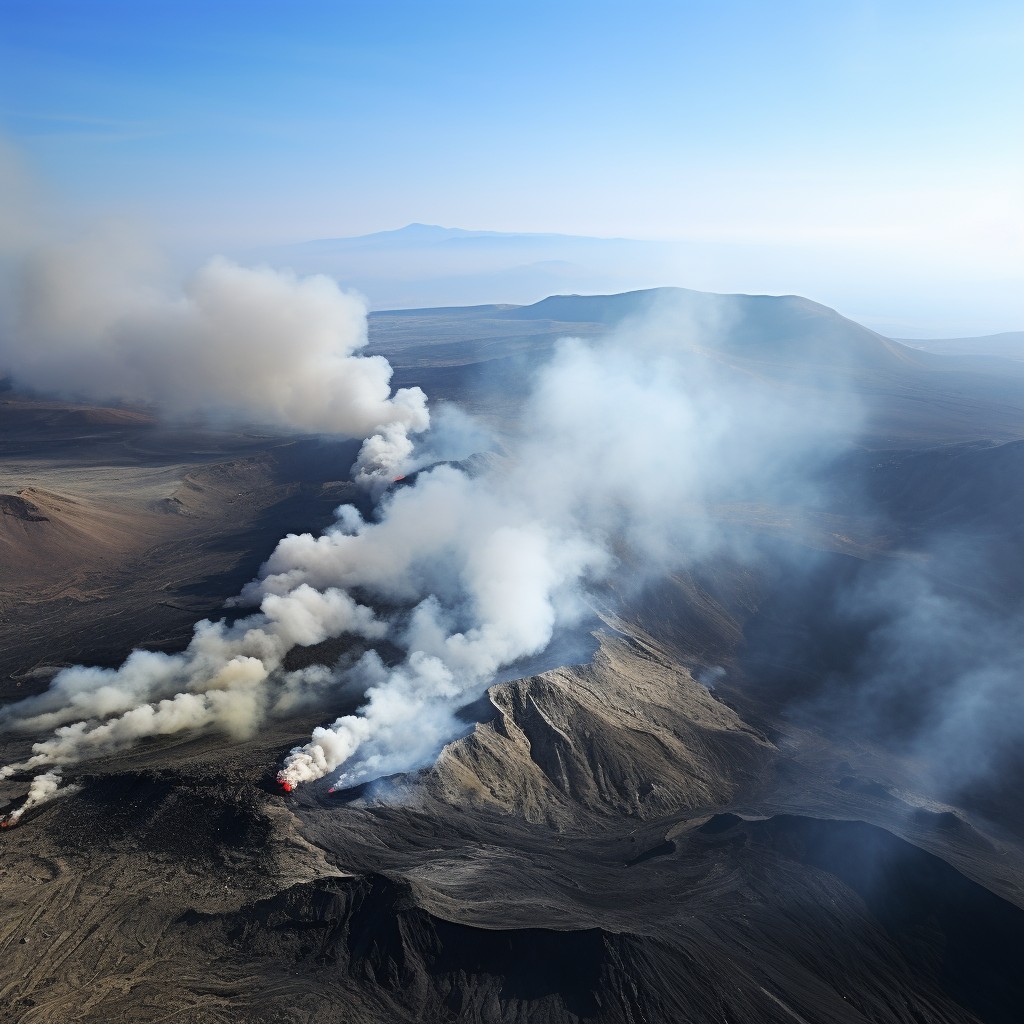 Volcano Smoking Free Volcano Erupting Smoke Image - Volcano, Aerial, Smoke | Download ...