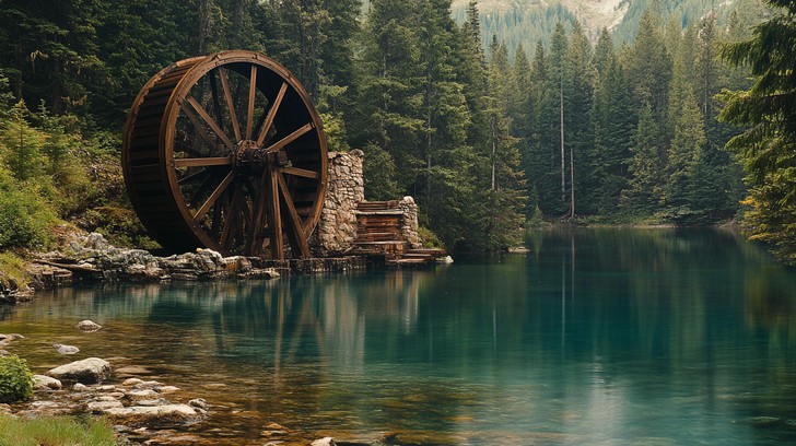 Free Idyllic Mountain Retreat Image - Forest, Lake, Tranquility ...