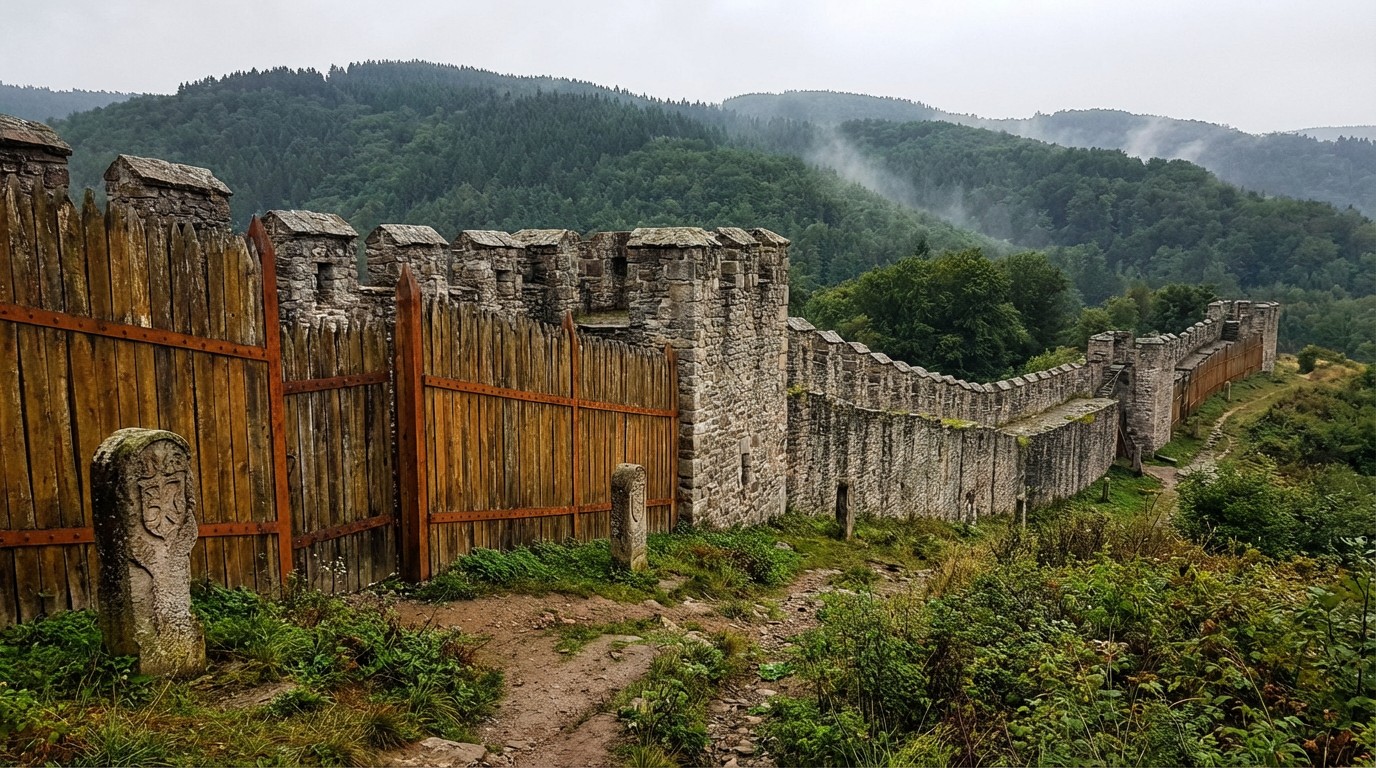 Free Medieval Border Fortification Image - Medieval, Wall ...