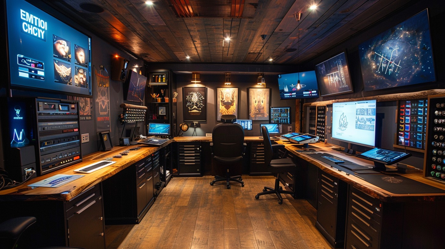 Tecc Room Free High-Tech Control Room Image - Technology, Advanced, Monitors ...
