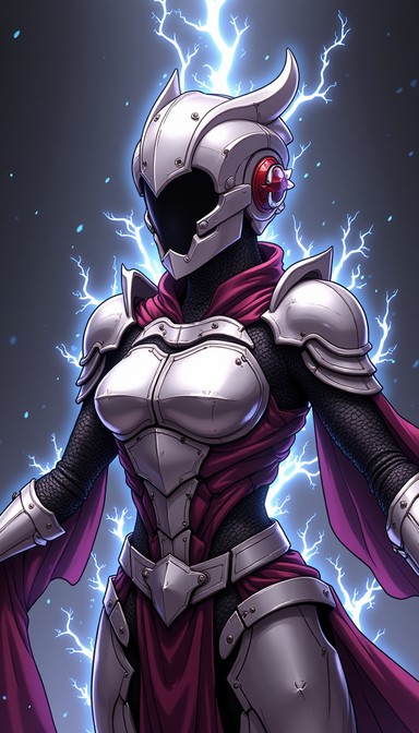 Free Electrified Armor Warrior Photo - Armor, Futuristic, Anime ...
