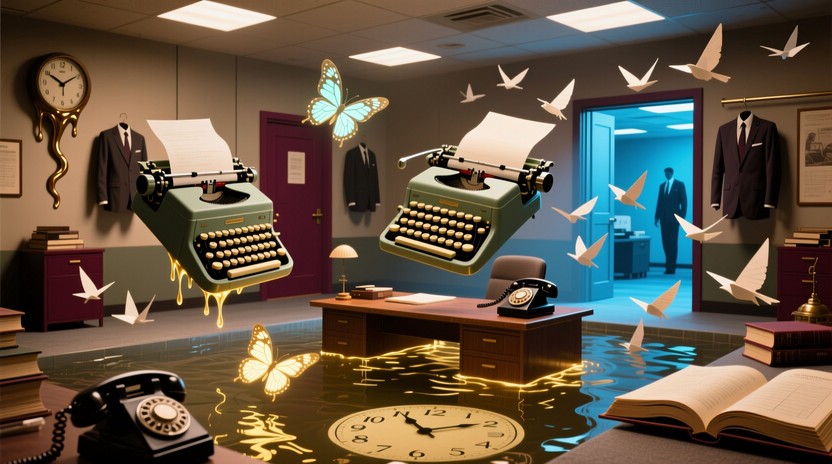 Free Magical Office Wonderland Image - Anime, Surreal, Office ...