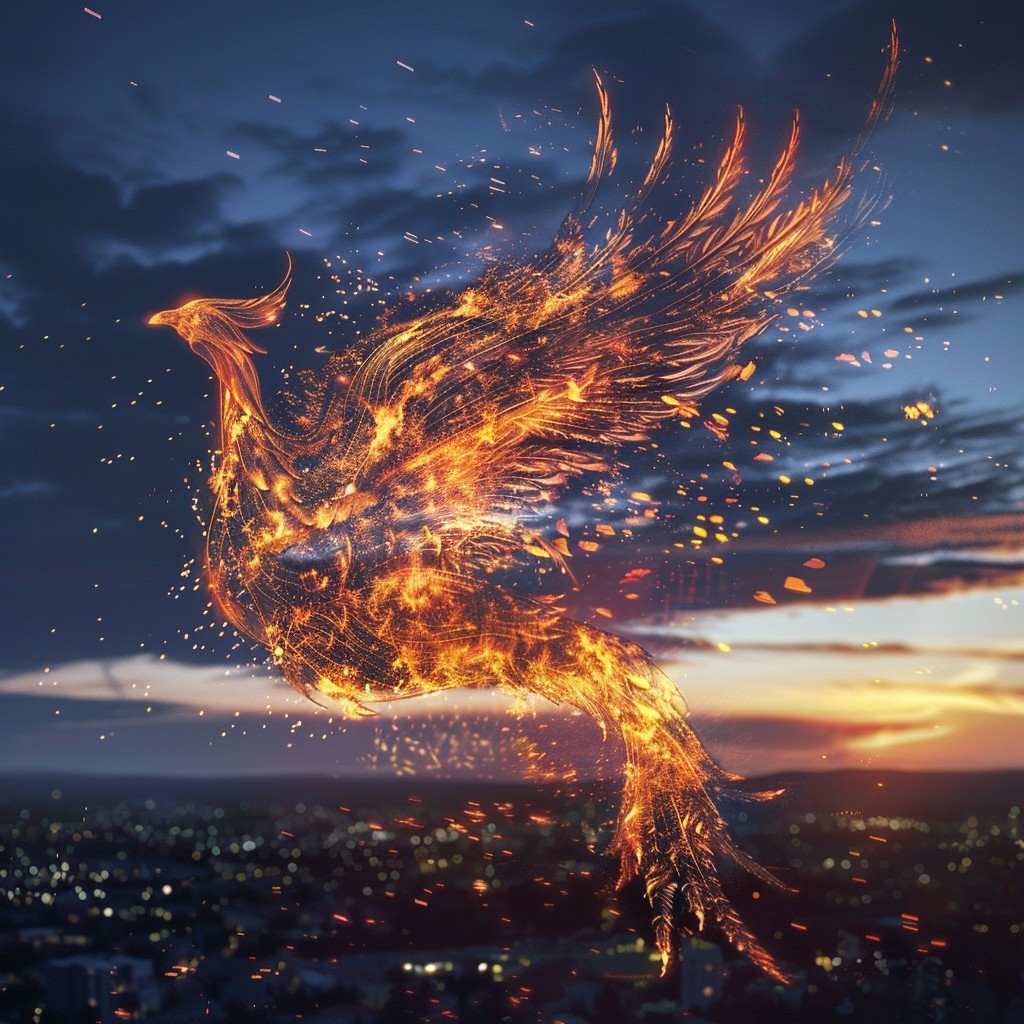 Free Fiery Phoenix Soars Image - Phoenix, Mythical, Fiery | Download at ...