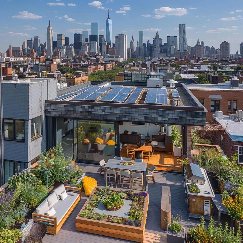 Free Urban Rooftop Garden Image - Rooftop, Garden, City | Download at ...