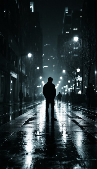 Free Noir City Night Image - Noir, Night, Rain | Download at StockCake