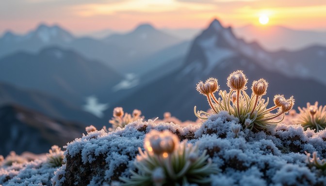 Free Frosted Alpine Bloom Image - Frost, Flower, Alpine | Download at ...