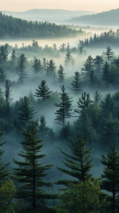 Misty Setting Free Misty Forest Morning Image - Mist, Forest, Morning | Download at ...
