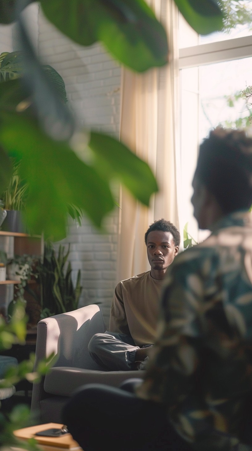 Talking One Free Indoor Conversational Scene Image - Conversation, Indoor, Plants ...
