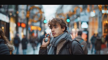 Free City Call Moment Image - City, Man, Phone | Download at StockCake
