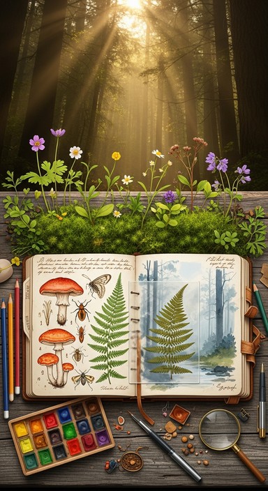 Journal Background Image Free Artistic Nature Journal Image - Hand, Journal, Art | Download at ...
