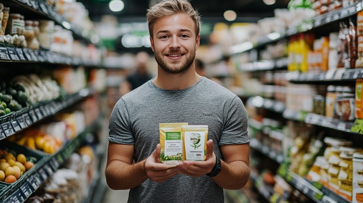 Human Using Product Photo Free Man holding product Image - Man, Grocery, Product | Download at ...