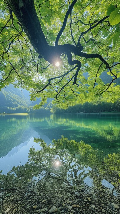 Free Serene Lake View Image | Download at StockCake