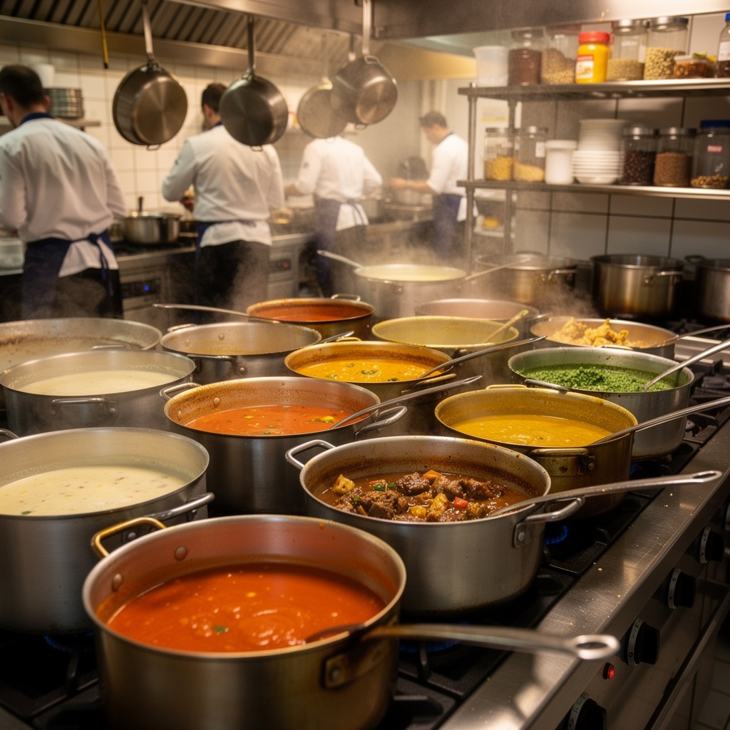 Free Bustling Restaurant Kitchen Image - Kitchen, Cooking, Restaurant ...