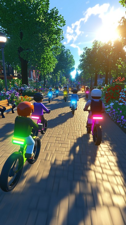 Free Vibrant bike ride Photo - Cycling, Sunset, Street | Download at ...