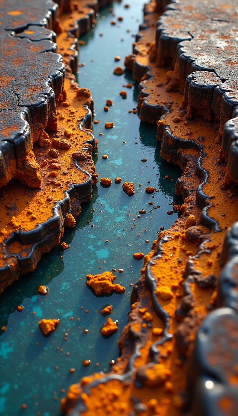 Liquid Rust Colour Free Rust Meets Water Image - Rust, Corrosion, Macro | Download at ...
