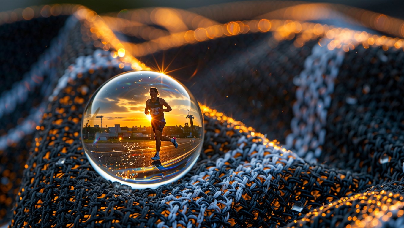 Chasing Determination Free Determination Captured Intimately Image - Runner, Athlete, Water ...