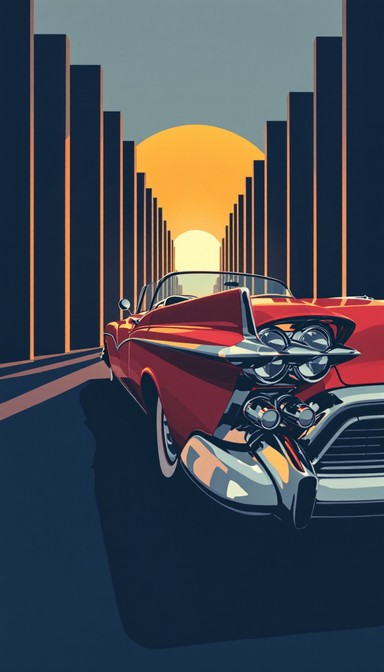 Free Classic Car Sunset Image - Vintage, Retro, Classic | Download at ...