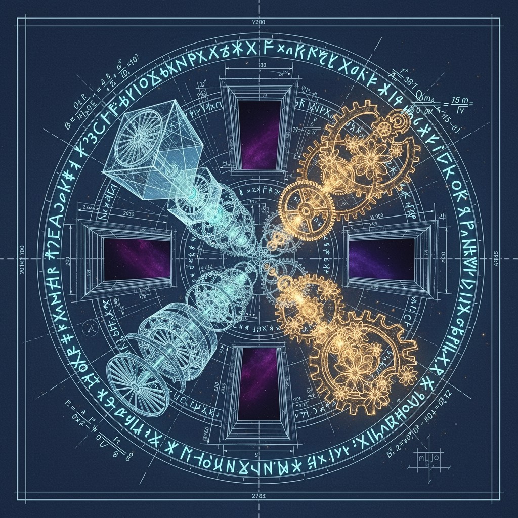 Confusing Blueprints Free Impossible Blueprint Design Image - Blueprint, Surreal, Geometric ...