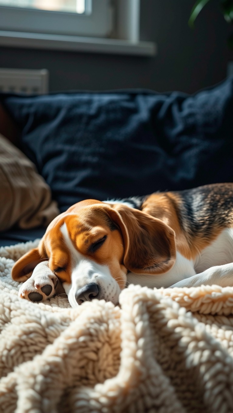 Free Cozy Beagle Nap Image - Beagle, Puppy, Sleeping | Download at ...