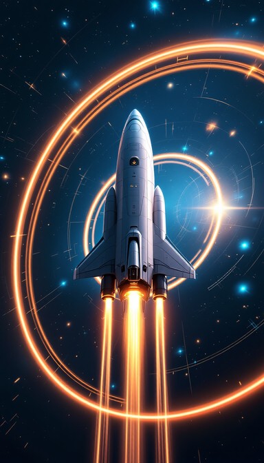 Free Cosmic Rocket Ascent Image - Rocket, Spacecraft, Space | Download ...