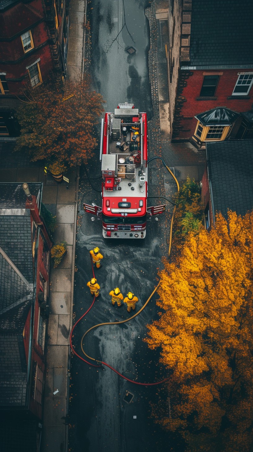 Free Firefighters in Action Image - Firefighters, Emergency, Firetruck ...
