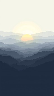 Free Dawn Pixel Glow Image - Sunrise, Pixel, Art | Download at StockCake