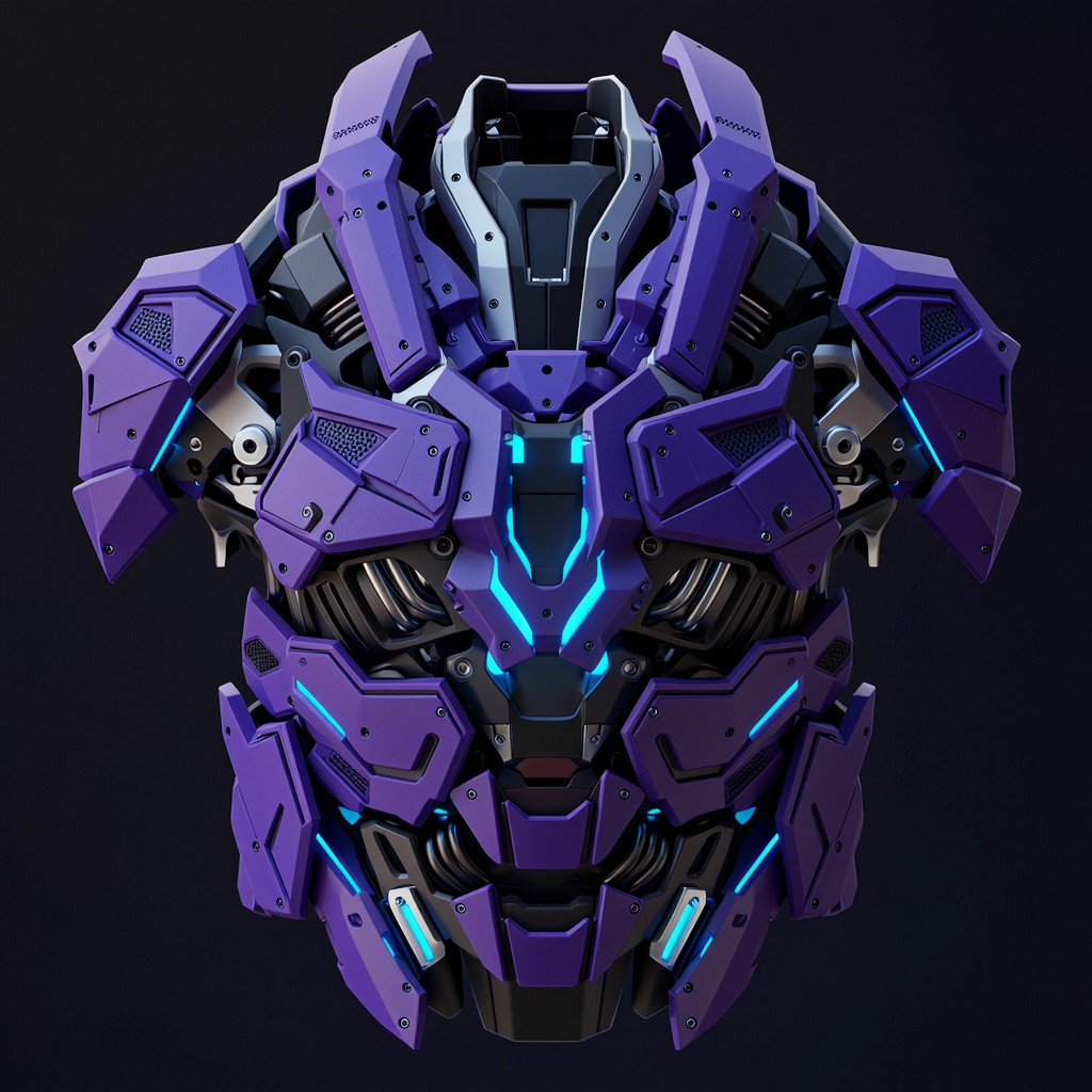 Free Biomechanical Purple Chassis Image - Exoskeleton, Armor, Purple ...