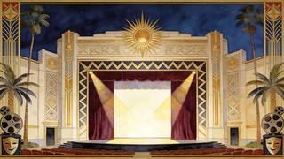 Free Art Deco Theater Image - Illustration, Artdeco, Theater | Download ...