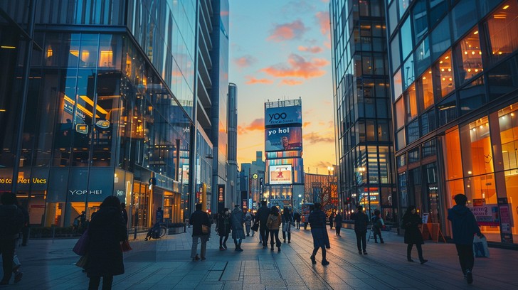 Free Urban Sunset Scene Image - Urban, Sunset, City | Download at StockCake