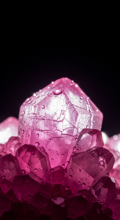 Translucent Pink Crystal Free Pink Crystal Collection Image - Crystals, Pink, Macro | Download ...