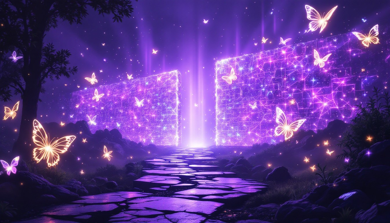 Free Magical Butterfly Gateway Image - Magical, Butterfly, Portal ...
