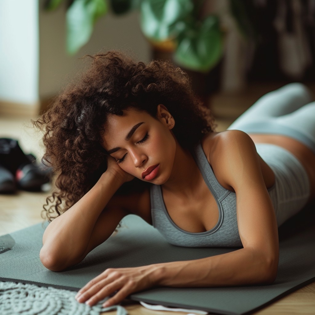 Rest Full Break Free Restful Yoga Break Photo - Woman, Resting, Yoga | Download at ...