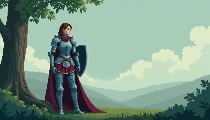 Free Knight in repose Image - Knight, Armor, Tree | Download at StockCake