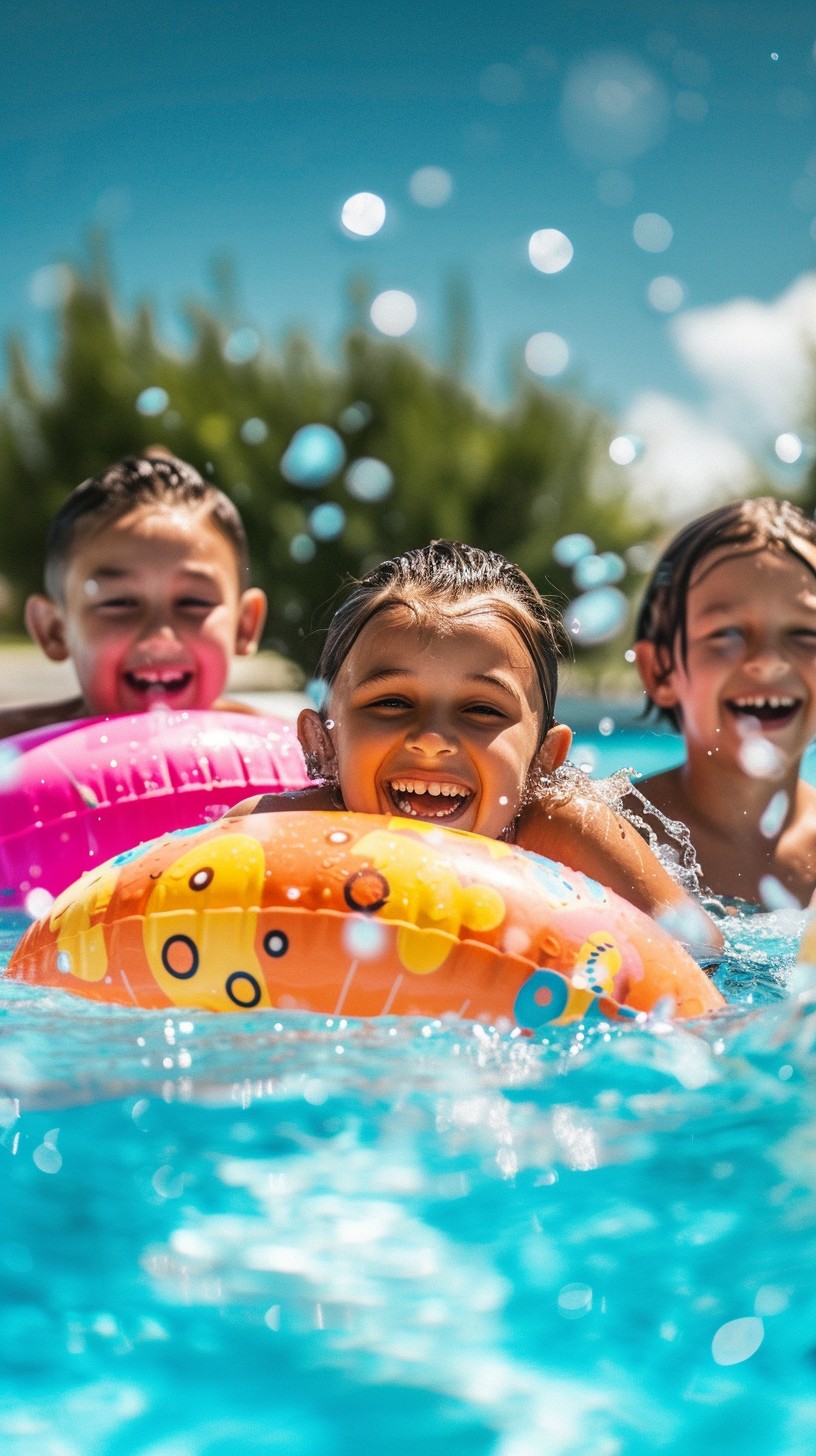 Free Pool Fun Time Image - Children, Pool, Summer | Download at StockCake
